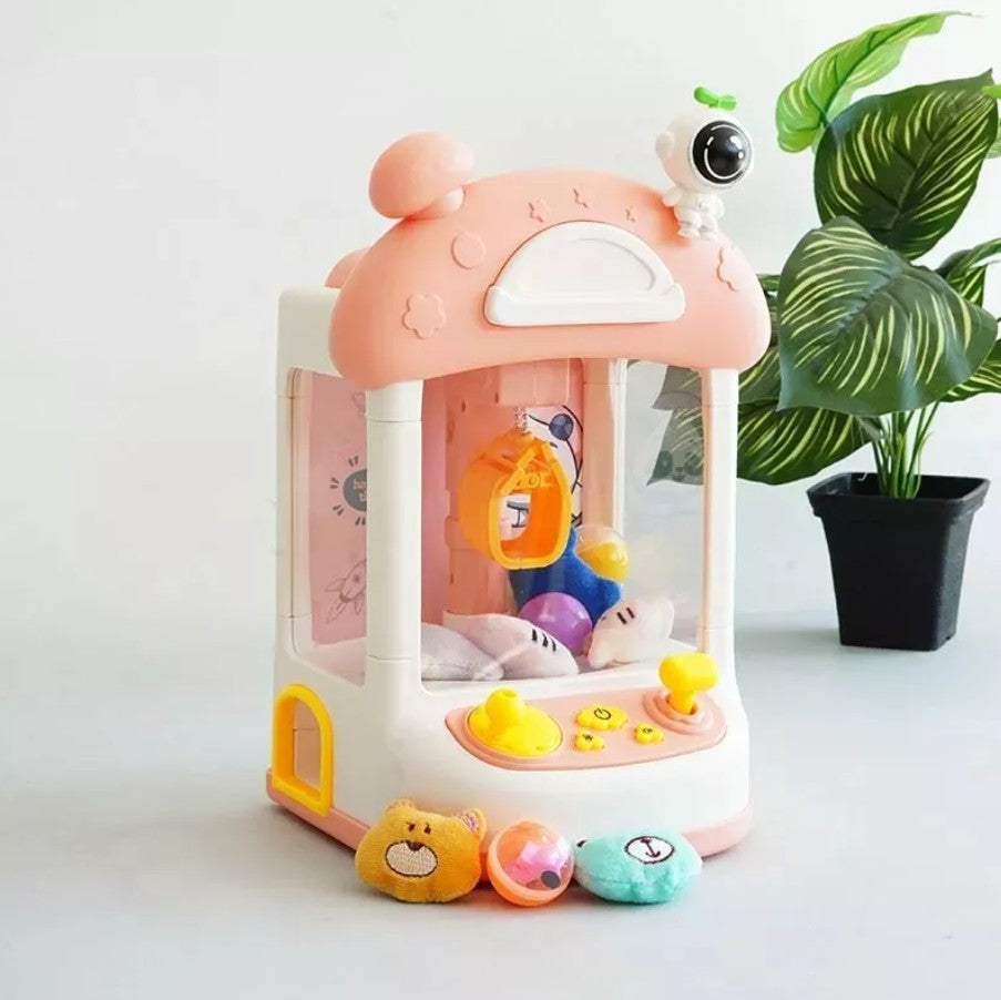 MINI MAQUINA SACA PELUCHES Y JUGUETES