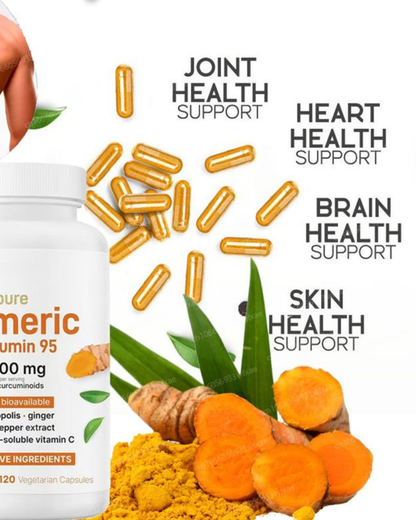 🌿 Turmeric® 4 en 1 – Alivio natural para la inflamación y el dolor 💪