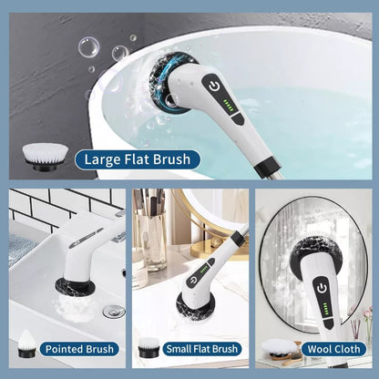 NUEVO CEPILLO DE LIMPIEZA ELÉCTRICO 7 EN 1