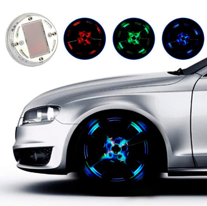 LUZ SOLAR LED PARA RUEDA DE AUTO