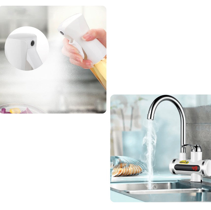 COMBO CALENTADOR DE AGUA + SPRAY DE ACEITE