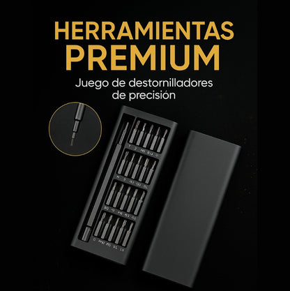 JUEGO DESTORNILLADORES 24PCS