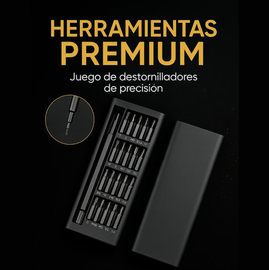 JUEGO DESTORNILLADORES 24PCS