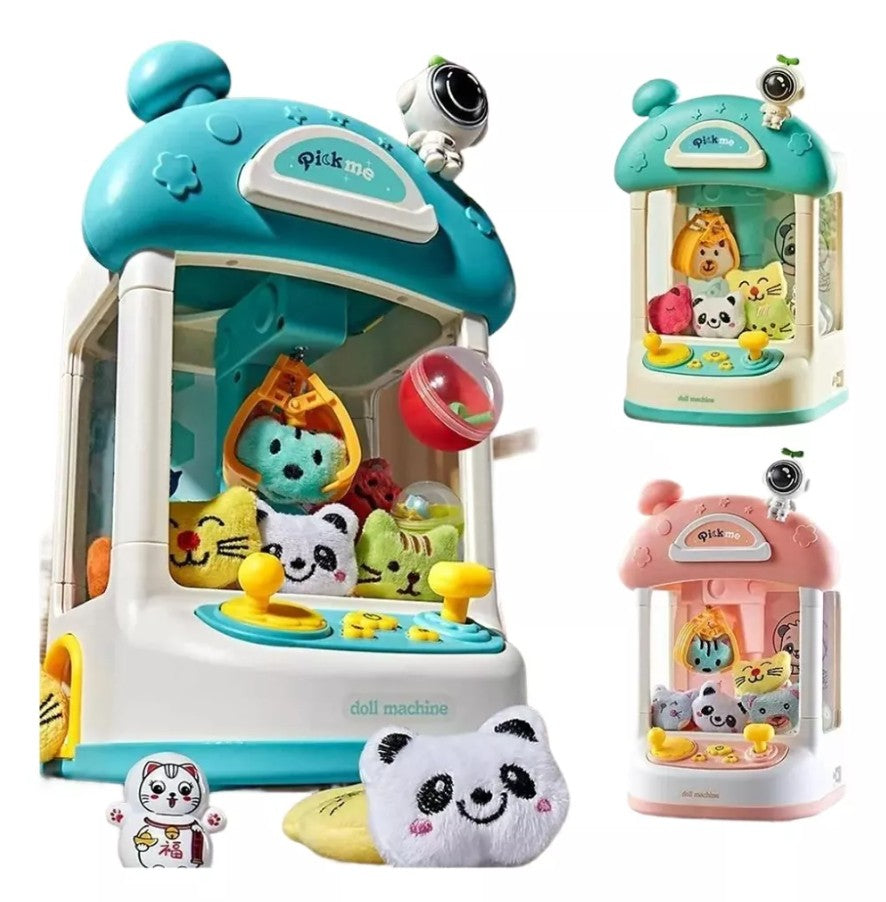 MINI MAQUINA SACA PELUCHES Y JUGUETES