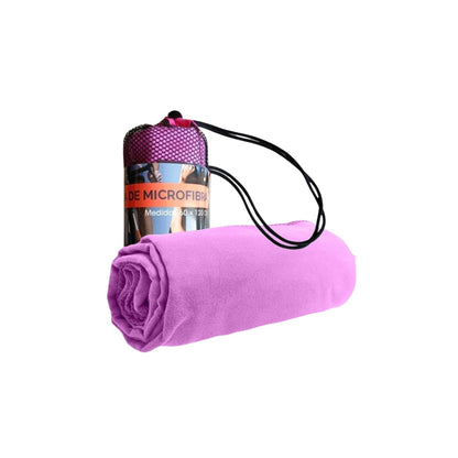TOALLA MICROFIBRA SUEDE MORADA