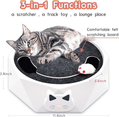 NUEVO JUGUETE TOCADISCOS ELECTRICO PARA GATOS