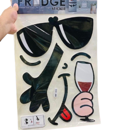 PEGATINAS PARA NEVERA DE CARITAS ANIMADAS