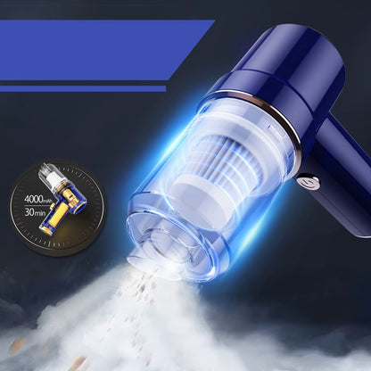 Mini Aspiradora Portátil USB Inalámbrica – Limpieza Potente para Auto, Hogar y Oficina