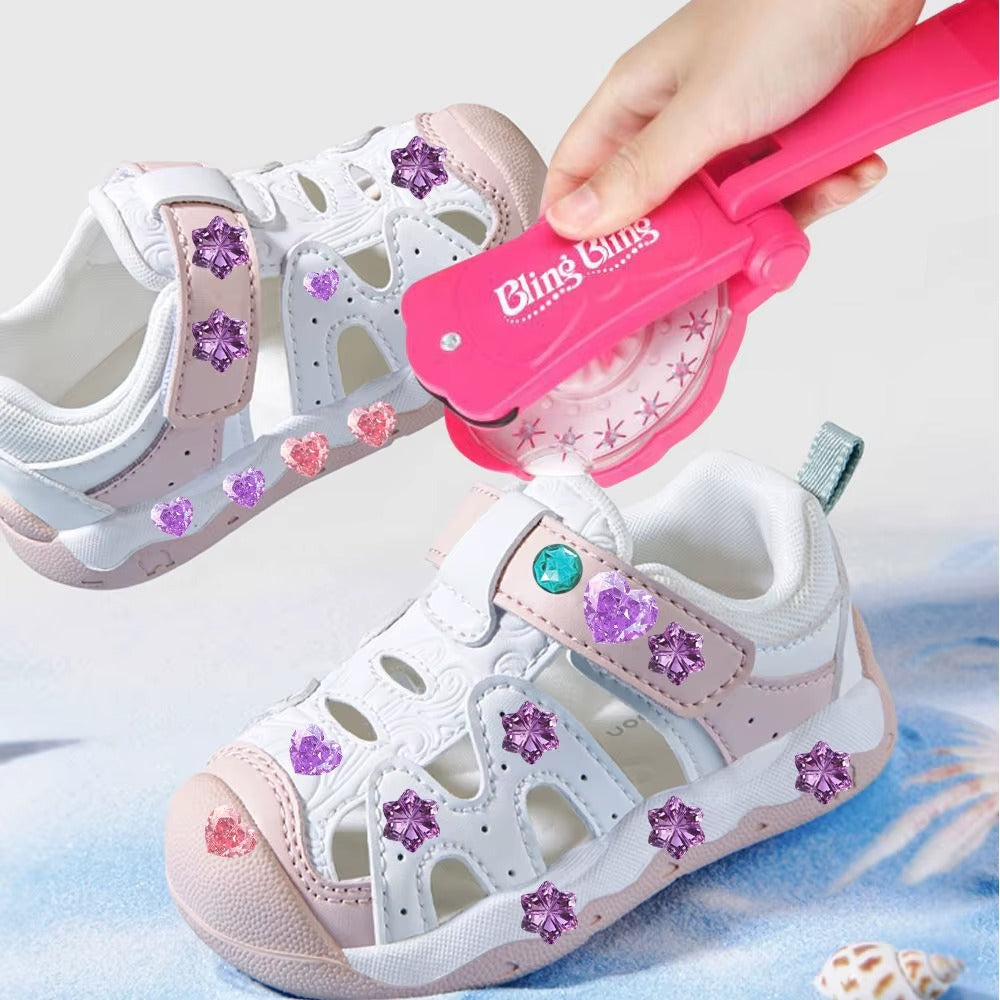 PrincessBling Pro™–|Máquina Aplicadora de Brillos para el Pelo | Decoración de Cabello con Gemas ✨