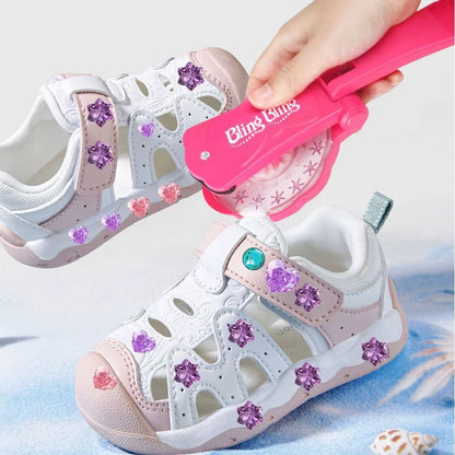 PrincessBling Pro™–|Máquina Aplicadora de Brillos para el Pelo | Decoración de Cabello con Gemas ✨