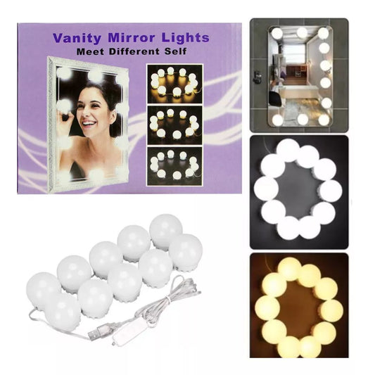 NUEVAS LUCES LED PARA ESPEJO TOCADOR CON 3 MO