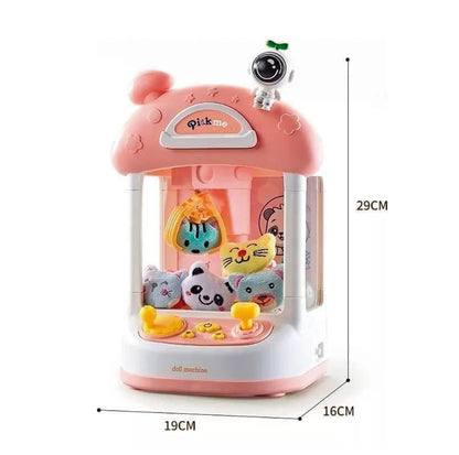 MINI MAQUINA SACA PELUCHES Y JUGUETES